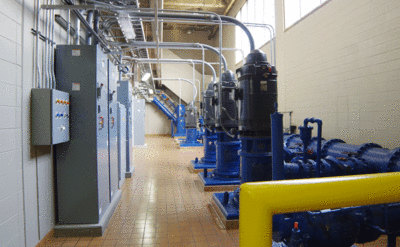 Inside Broad River Water Plant Building Part 1